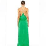 Katie May  Holly Satin Maxi Gown Emerald Green XS NEW $298 Revolve Photo 3