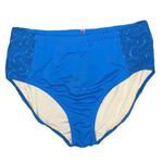 Swimsuits for All Swimsuit 2pc Tankini Bikini Crochet 16 18 1X Blue Photo 3