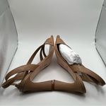 Bernardo NWB  Leather Sandal Leslie size 9.5 beige tan heels strappy  1299 Photo 10