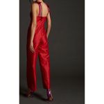 Anthropologie  Hutch Red Seamed Wide-Leg Pockets Party Jumpsuit Size‎ 6 NWT Photo 7