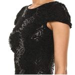 Dress the Population  • Marcella Dress black lace & sequin sheath cap sleeve Photo 4