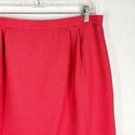 Atrium Collection Size 16 Skirt Pencil Red Hot Pink‎ Lined Back Zip Career 1631 Pink Photo 3