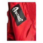 Avanti  Red Suede Leather Vintage Skirt 6 Photo 4