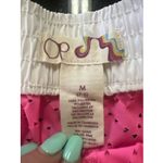 OP Vintage Y2K Ocean Pacific Pink Athletic Shorts Swim Cover Shortie Beach Sz M Photo 3