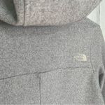 The North Face Knit Stitch Fleece Hoodie Wild Oat Heather Gray size XS NWT Photo 3