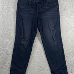 Old Navy  Jeans Women 14 High Rise OG Straight Secret Slim Pocket‎ Dark Wash Photo 0