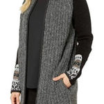 Smartwool  Chup Speren Wrap Sweater Open Front Cardigan Womens Small Gray/Black Photo 0