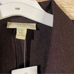 appleseed's 4-button lightweight brown blazer with shoulder pads women’s Size 16 Photo 1