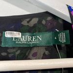 Ralph Lauren Lauren Women’s Floral Cap Sleeve Midi Sleeve Dress Black Size 4 NWT Photo 5