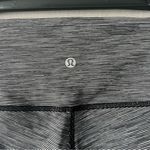 Lululemon  Grey Striped Wunder Under Hi- Rise 17” Crop Leggings Size 2 Photo 3