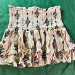 Gypsy California  Women’s Ruffled and Crinkled Floral Tube Top Size L Photo 0