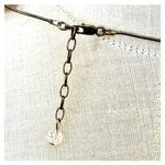 ORIT SCHATZMAN Sterling Silver 925 blue Swarovski Crystal Necklace Gold Photo 2