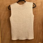 Nicola cream satin tank top size large Photo 6