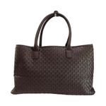 Lulu Dharma Woven Bag Brown Vegan Leather Bottega Photo 6