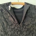 Divided Black Floral Lace Long Sleeve Dress Size XS Photo 5