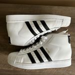 Adidas  Pro Model Unisex Hi Top Shoes White Black Gold Foil Size 7 or 8.5 #905 Photo 3
