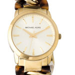 Michael Kors  Nina Link Bracelet Watch Gold Tone Tortoise  Photo 0
