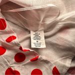 Wild Honey NWT  polka dot cutout mini dress white and red size M Photo 6