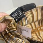 Saks 5th Avenue SAKS‎ 5TH AVENUE Canvas Tote Bag Mustard 12.5X6.5X11.5 SEE DESCRIPTION Photo 5