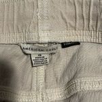 American Eagle Outfitters Cream Stretch Shorts Photo 2