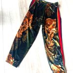 Aviator Nation “Wild Jungle Tiger” Velvet Track Pants NWT oversized Photo 1