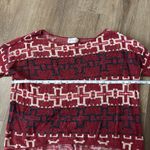 Denim & Supply Ralph Lauren  Red Patterned Sweater - Size Small Photo 2