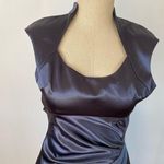 Hailey Logan  by Adrianna Papell womens purple grey Satin dress size 5/6 Photo 2