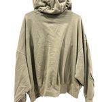 Nike  Olive Green Hoodie Oversized Center Logo Hoodie size Large Photo 5