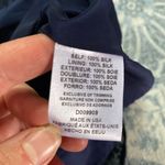 House of Harlow Pure Silk Navy Blue Mini Dress‎ with Spaghetti Straps Size Small Photo 3