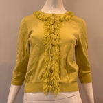 Cynthia Steffe  Ruffled Cardigan Sweater Photo 0