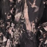 Zimmermann  Black and Cream Floral Long Sleeve Dress Photo 8