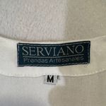 Source Unknown Serviano White Embroidered Top with Pink and Blue Accents Photo 3