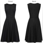 VFSHOW Womens Elegant Front Zipper Slim Work Business Skater A Photo 2