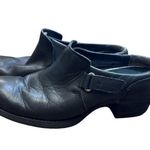 Merrell womens black leather mule clogs shoes 9 SKU 6830 Photo 3