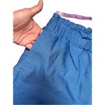 Ann Taylor Blue Textured Lyocell Pull On High Waisted Paperbag Pants Size Small Photo 6