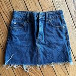 Topshop Denim Mini Skirt Photo 0