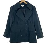 Current/Elliott Current Elliot Women's Wool Blend Double Breasted Jacket 10/12 Captain size 3 Photo 0