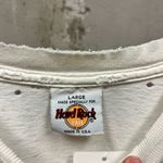 Hard Rock Cafe Vintage 1996 25 Years Thrashed Distressed Oversized T-Shirt Large Photo 4