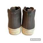JSlides J/SLIDES Holland Sneaker High Top Slip On Platform Leather Comfort Taupe Size 8M Photo 4
