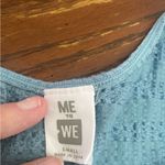 Me to We  blue lettuce edge crop top size S Photo 2