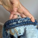 American Eagle  Highest Rise Mom Straight Leg Women's Blue Jeans Size 8 Photo 4