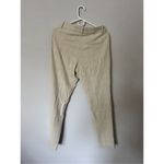 H&M  women’s crème yellow and white dress pants size 6 Photo 2