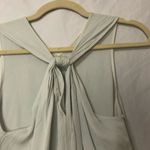 Helmut Lang  Light Blue Twist Back Sleeveless Top S Photo 6