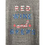 Torrid  Grey Red Wine & Brew Independence Freedom Short Sleeve Slim T-Shirt Sz 2X Photo 3