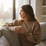 TCEC  Beige Ribbed Knitwear Photo 2