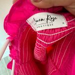 Linen Rose Pink Boutique Romper Photo 2