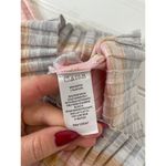 Willow & Wind Striped Multi Color Knit Long Sleeve Henley Sweater Dress Size S Pink Photo 4