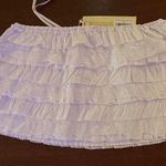 White Fox Boutique  White Ruffled Skirt Photo 2