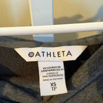 Athleta  Purana Wrap Sweatshirt in heather gray. Photo 2