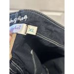 Fresh Produce  Black Capri Pants White Stitching Drawstring Ankle Women's XL USA Photo 10